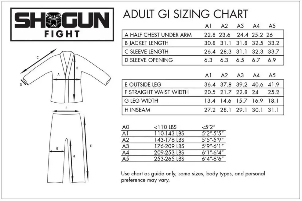 shogun-gi-size-chart-origin-fighter