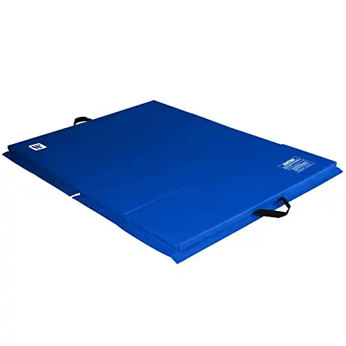 We Sell Mats 4 ft x 6 ft x 2 in Personal Fitness & Exercise Mat, Lightweight and Folds for Carrying