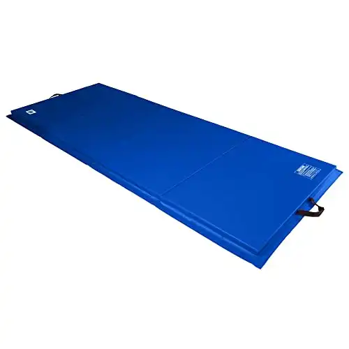 We Sell Mats 4 ft x 10 ft x 2 in Personal Fitness & Exercise Mat, Lightweight and Folds for Carrying