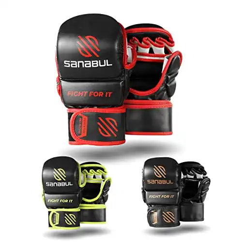 Sanabul Essential 7 oz MMA Hybrid Sparring Gloves