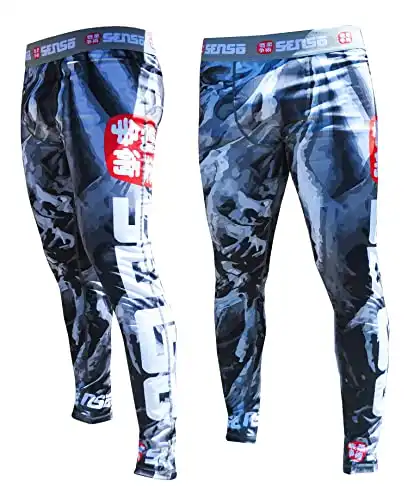 Senso Roots Spats Compression Pants Base Layer for Jiu Jitsu, Grappling, Wrestling, BJJ, NOGI